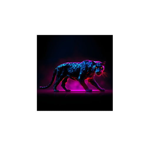 Neon leopard