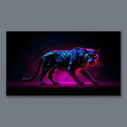 Neon leopard